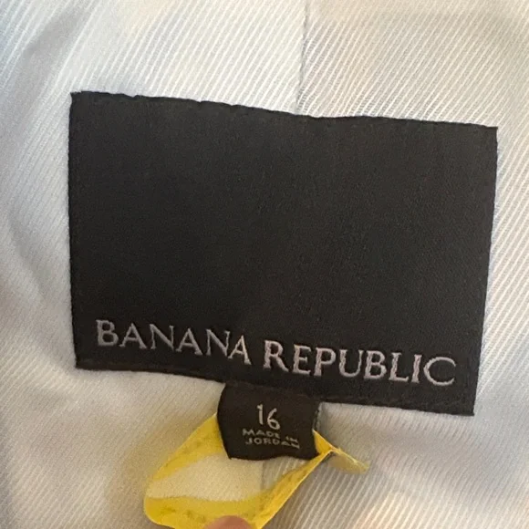 Banana Republic Tan Double-Breasted Blazer with Gold Buttons - Picture 2 of 7